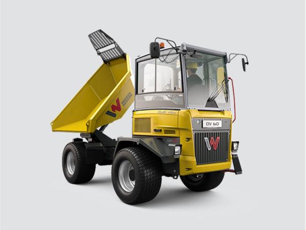 DUMPER DIESEL GYRABENNE AVEC CABINE ET SIEGE ROTATIF 6T